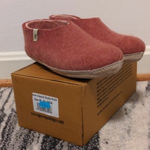 Egos Copenhagen Dusty Rose Slippers NIB